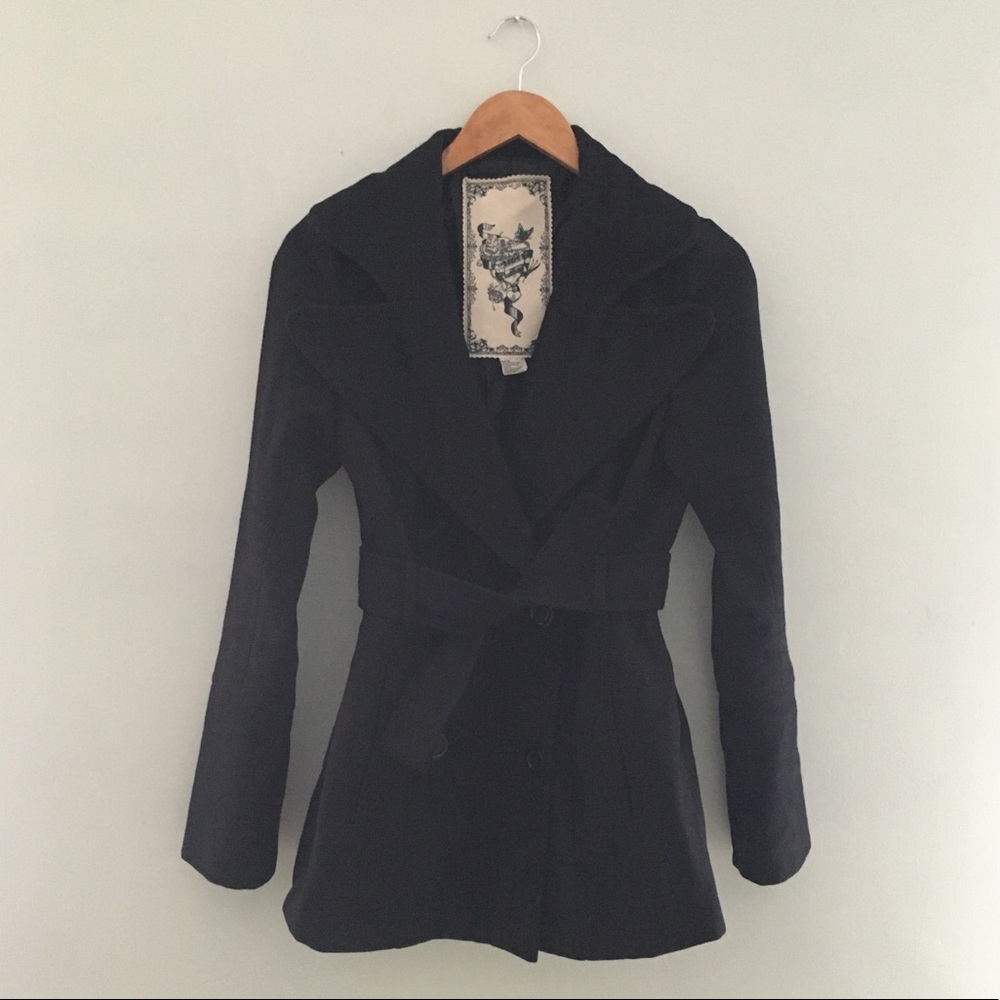 Black Pea Coat